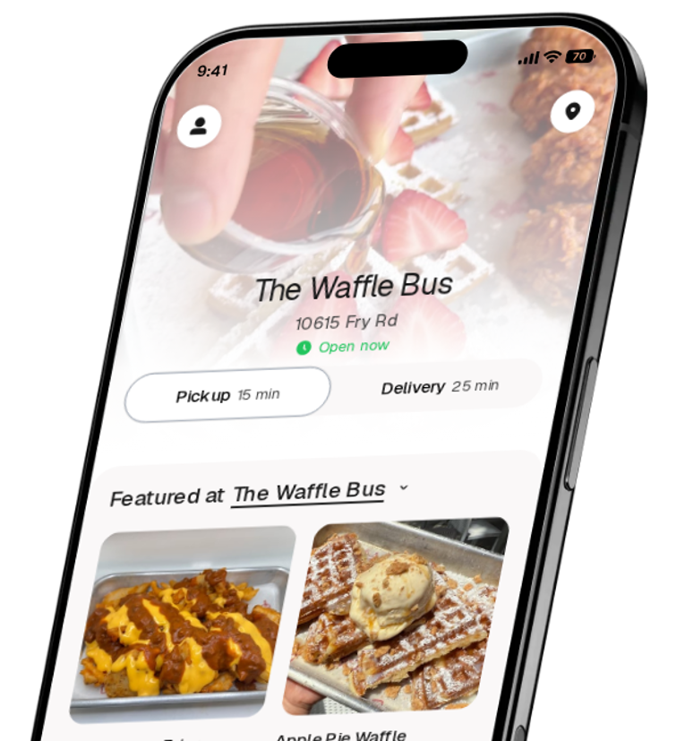 The Waffle Bus app preview