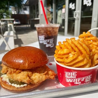 Chicken Sandwich, Fries, Drink