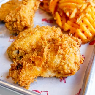 Wings & Waffle Fries
