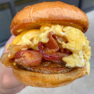 Soft Scramble Breakfast Sandwich