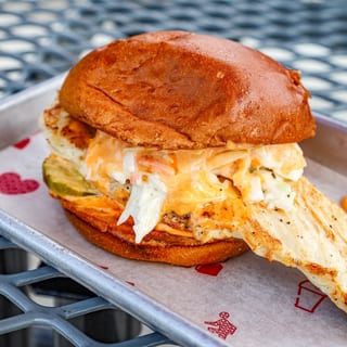 Backyard Grilled Chicken Sandwich