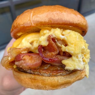 Soft Scramble Breakfast Sandwich