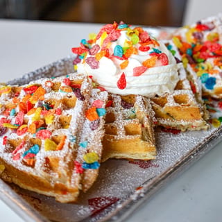Fruity Pebbles Waffle