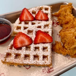 Kids Chicken and Waffles