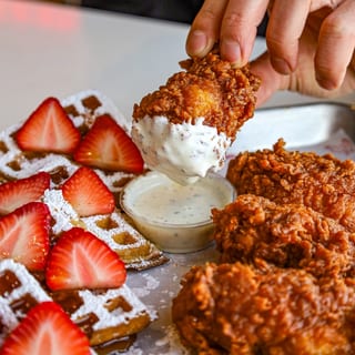 HOT Honey Wings and Waffles