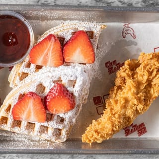 Kids Chicken and Waffles
