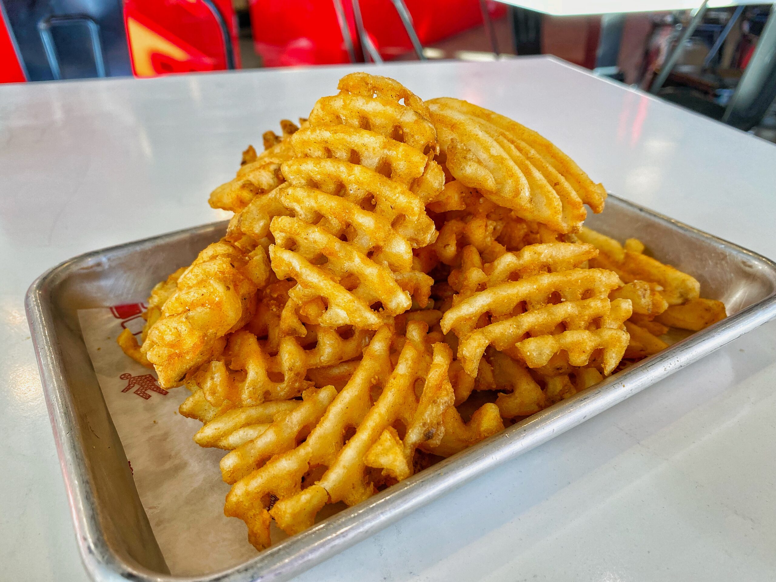 Medium Seasoned Waffle Fries